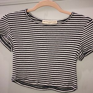 Urban Outfitters stripped crop top